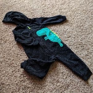 💥2/$6💥 Dino zipper fleece jumpsuit